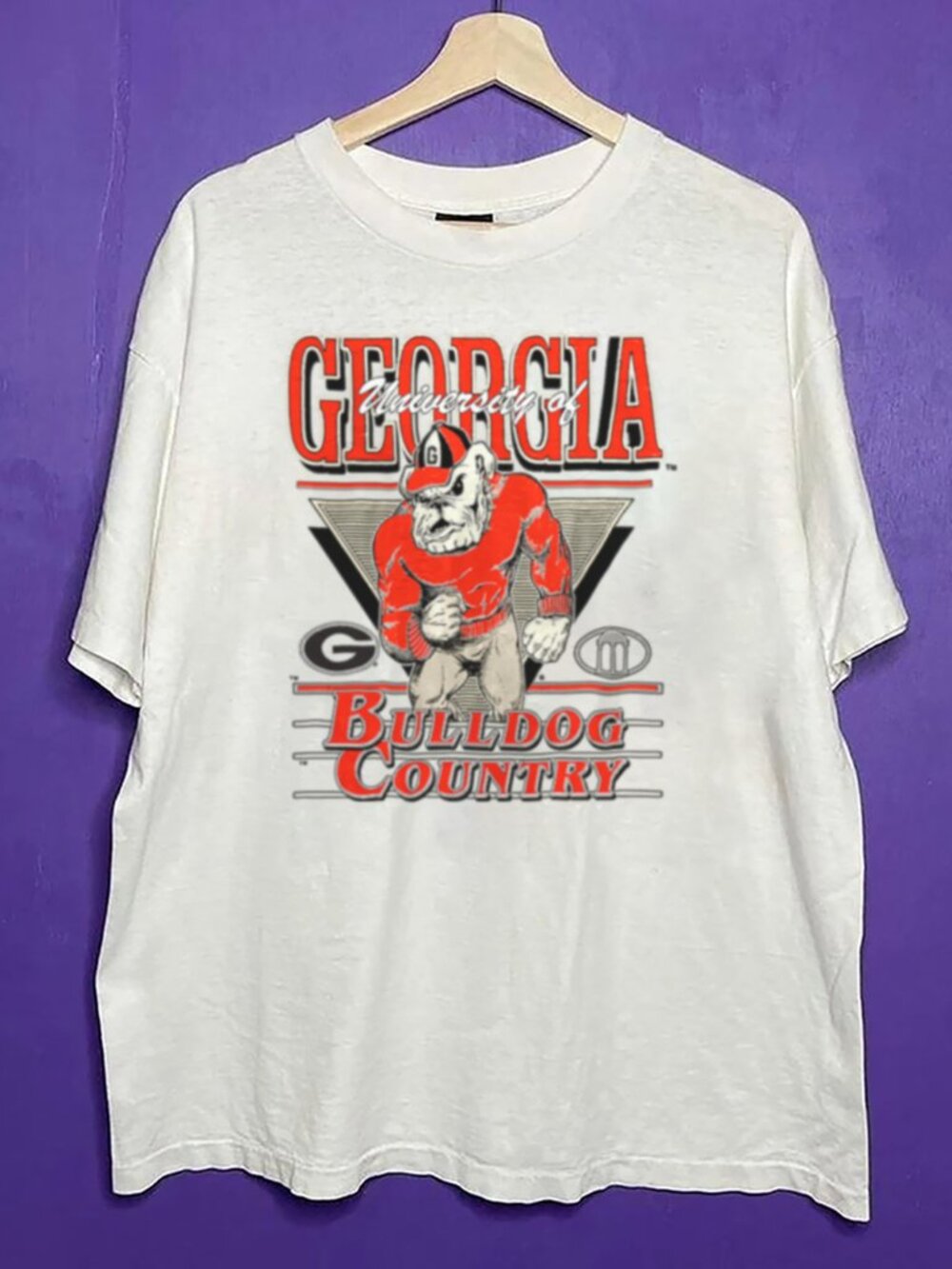 Vintage 90s University of Georgia Bulldogs Football Shirt, NCAA Bulldogs Shirt